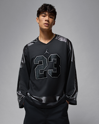 NIKE☆JORDAN☆Basketball Jersey Black M+J+BRK+CLGTE+HOCKEY+JSY.png